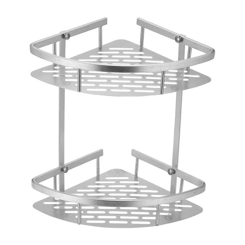 2-Layers Aluminum Bathroom Shelf