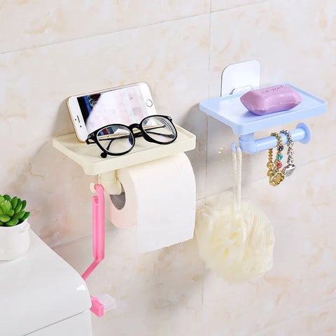 Wall-Mounted Toilet Paper Holder