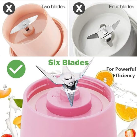 Portable Mini Juicer Blender – USB Rechargeable & Travel-Friendly