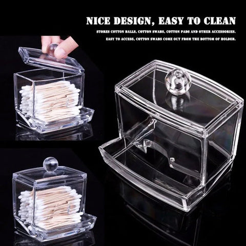 Acrylic Cotton Swab Holder