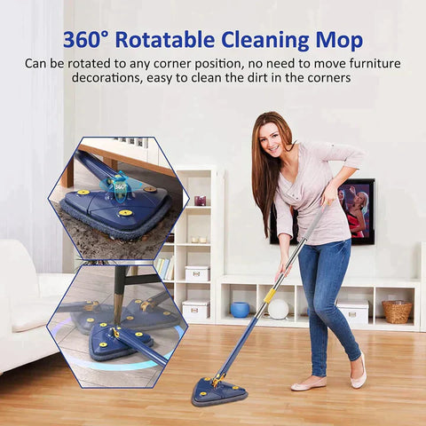 TriMop™ | 360° Rotatable Adjustable Cleaning Mop